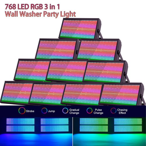 10x 200w rgbw 768led wall - 10x,